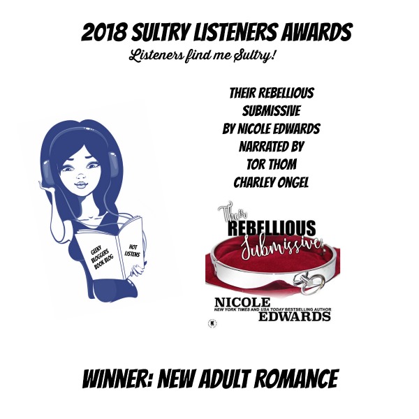 #SultryListeners Awards Winner 2018 – New Adult Romance