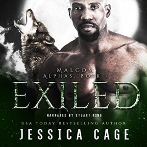 Audiobook Cover: Exiled (The Alphas #1) by Jessica Cage read by Stuart King